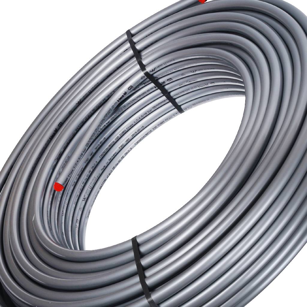 Труба универсальная РЕХАУ RAUTITAN PEX stabil 20х2.9 мм, бухта 100 м из сшитого полиэтилена, 13715601100