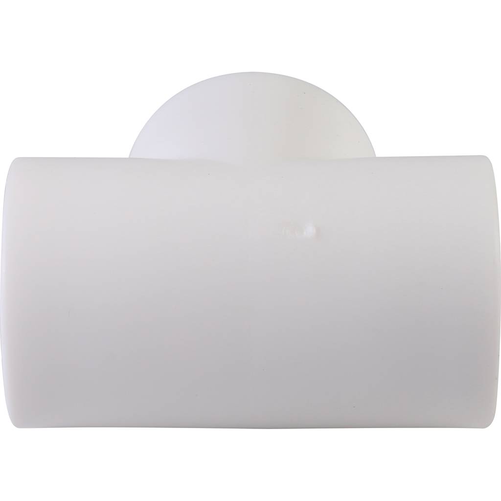 Тройник Политэк d=25 для полипропиленовых труб под сварку (цвет белый), 9000000425