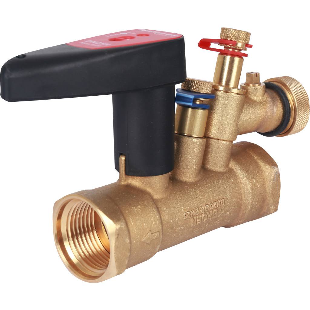 Клапан балансировочный БРОЕН Venturi FODRV DN 025 PN 25 ручной с дренажем, 588220