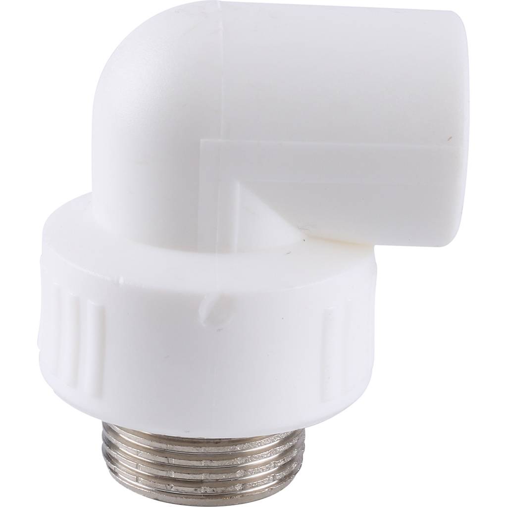 Угольник Kalde с наружной резьбой 20x3/4 для полипропиленовых труб, 3222-emo-200c00