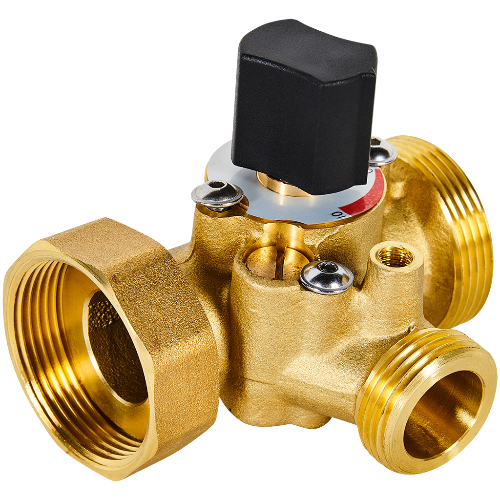 Клапан смесительный 3-ходовой ROMMER для привода для группы RDG-1003, правый