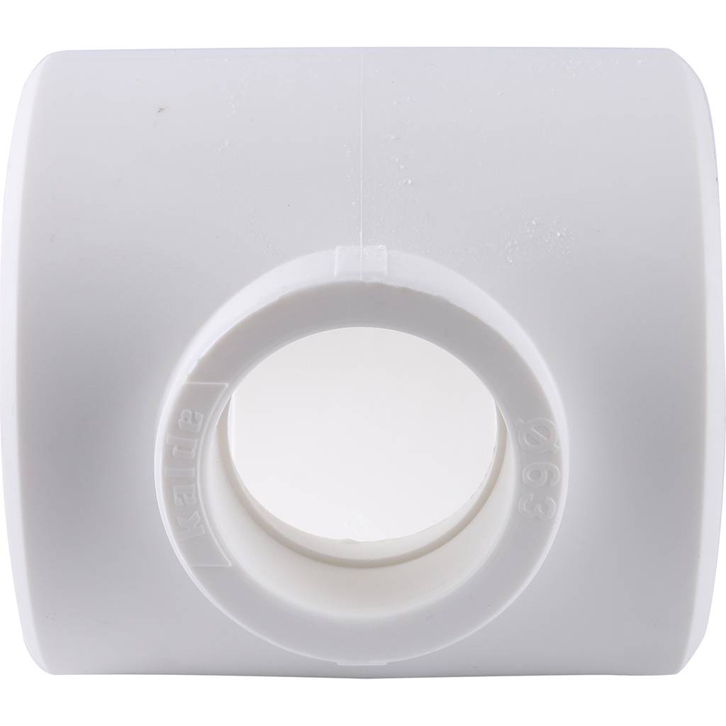 Тройник переходной Kalde 110х63х110 для полипропиленовых труб под сварку (цвет белый), 3212-tio-116311