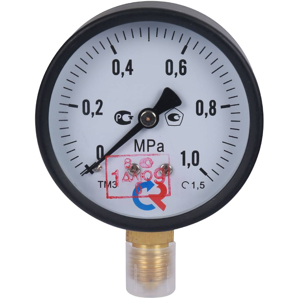 Манометр РОСМА 63 мм 150 градусов 1/4 давление 1 МРа ТМ-310Р