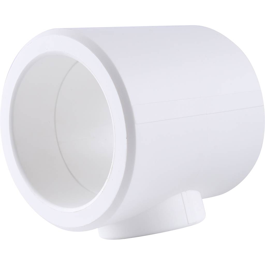 Тройник переходной Kalde 110х50х110 для полипропиленовых труб под сварку (цвет белый), 3212-tio-115011