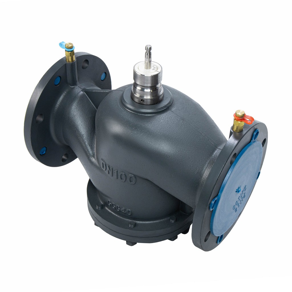 Комбинированный балансировочный клапан Ридан AQF-R DN150, с ниппелями, фланцевый, 003Z1906R