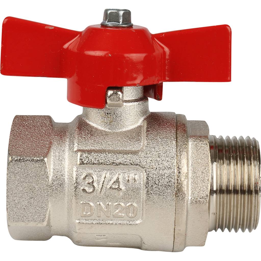 Кран шаровой Itap VIENNA 119 3/4 муфта/резьба стандартный проход (бабочка)