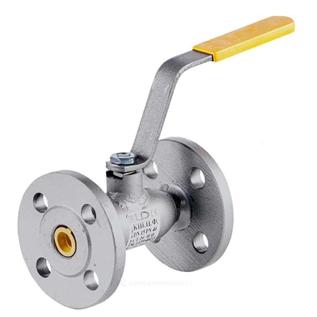 Кран шаровой LD Ду 25 Ру40 фланцевый под эл/привод для газа, КШ.Ц.Ф.Э.GAS.025.040.Н/П.02