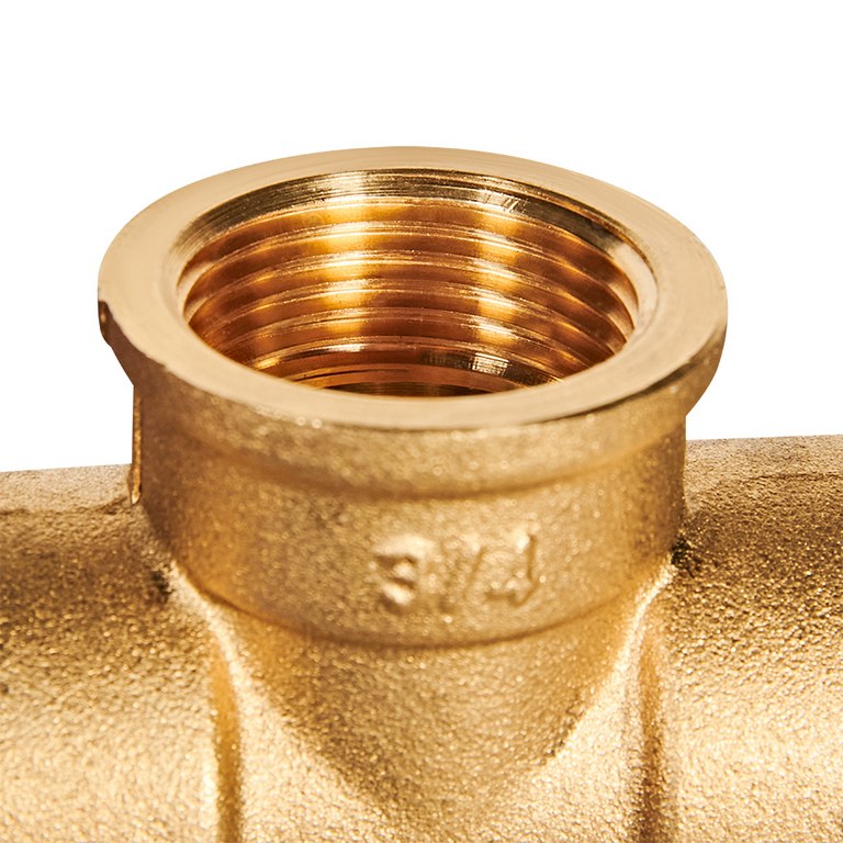 Тройник JINTIAN ВП-ВР-ВП 28x3/4x28 из латуни под пайку, JT-141302834