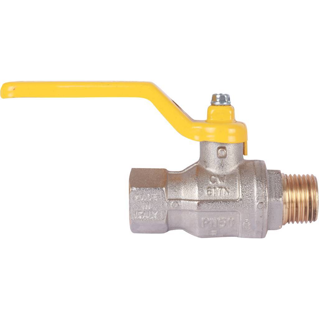 Кран шаровый Itap BERLIN 071 1/2 муфта/резьба для газа полнопроходной (рычаг), 26078e