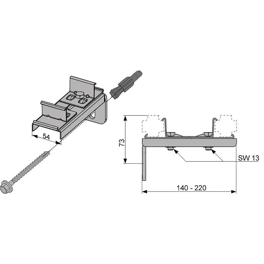 Крепление двойное WALLBOX