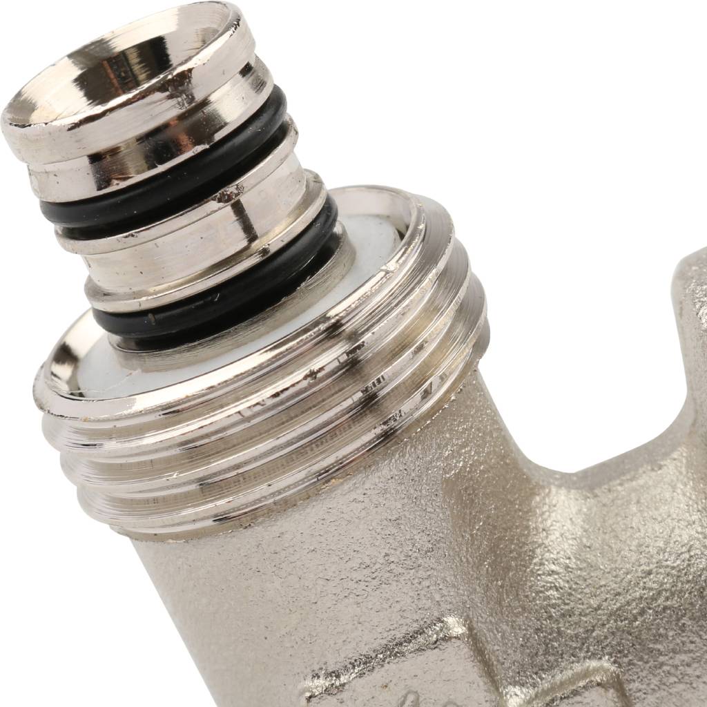 Угольник TIEMME с внутренней резьбой (16х2.0х3/4) для металлопластиковых труб винтовой, 1600061