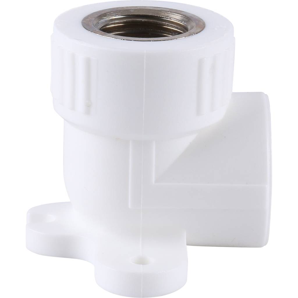 Угольник Kalde с креплением для полипропиленовых труб (внутр. Резьба, 25х1/2 ), 3222-bat-250b01