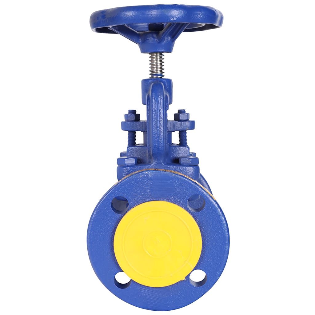 Клапан запорный ZETKAMA 215A Ду25 Ру16 фланцевый из чугуна, 215A025C00