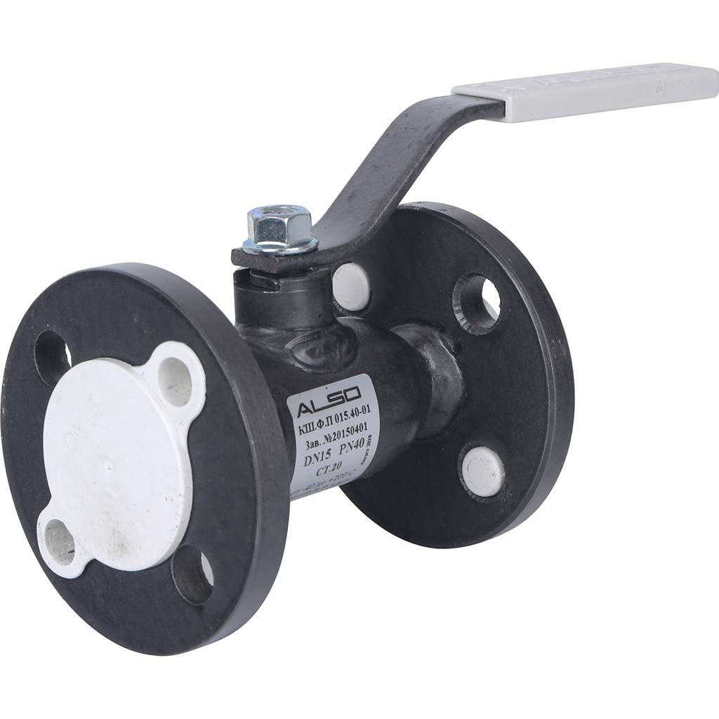 Кран шаровой ALSO КШФП Ду15 Ру 4,0 МПа из Ст.20 полнопроходной, КШ.Ф.П.015.40-01