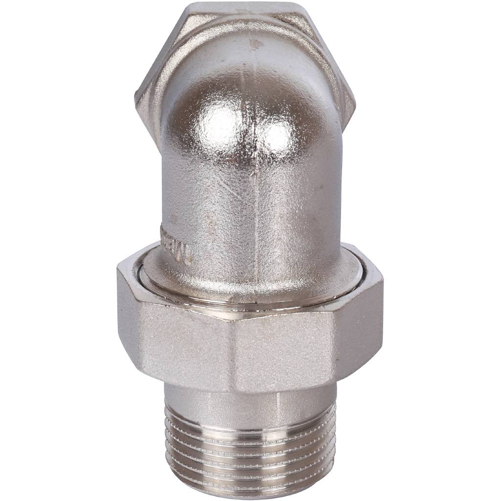 Разъемное угловое соединение STOUT американка ВН, никелированное 1, SFT-0059-000001