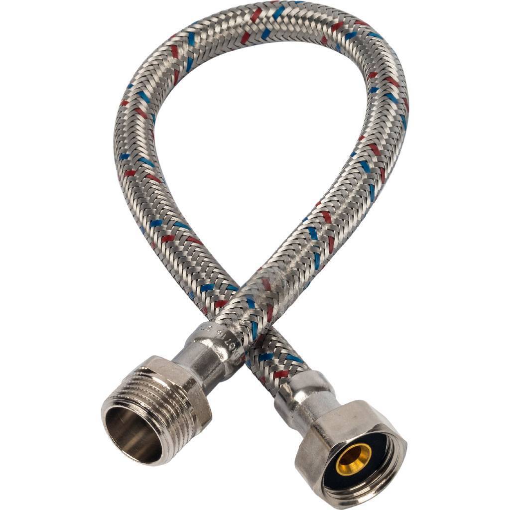 Гибкая подводка для воды STOUT НР 1/2 х ВР 1/2, длина 400 мм, SHF-0085-081515