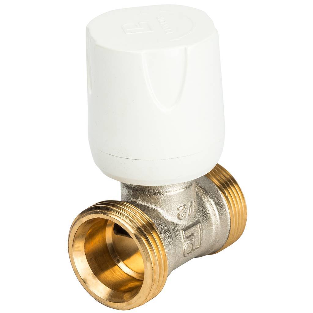 Кран регулирующий линейный для пластиковых труб LUXOR easy RD 118 (RD 108) (RD 105) 1/2, 11322103 (67332103)