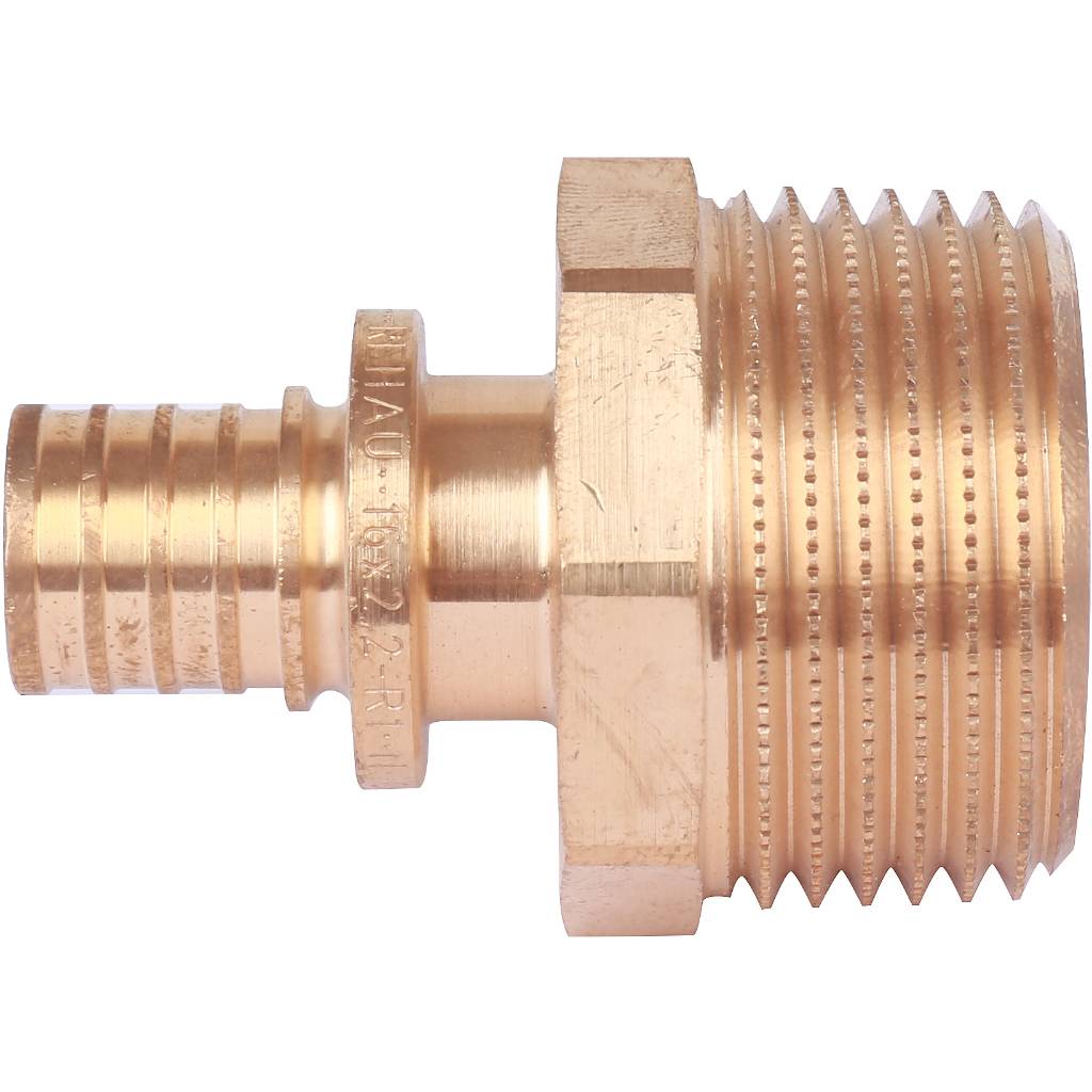 *Переходник РЕХАУ RAUTITAN с наружной резьбой 16-R 1 RX+ для труб из сшитого полиэтилена аксиальный, 14563131001