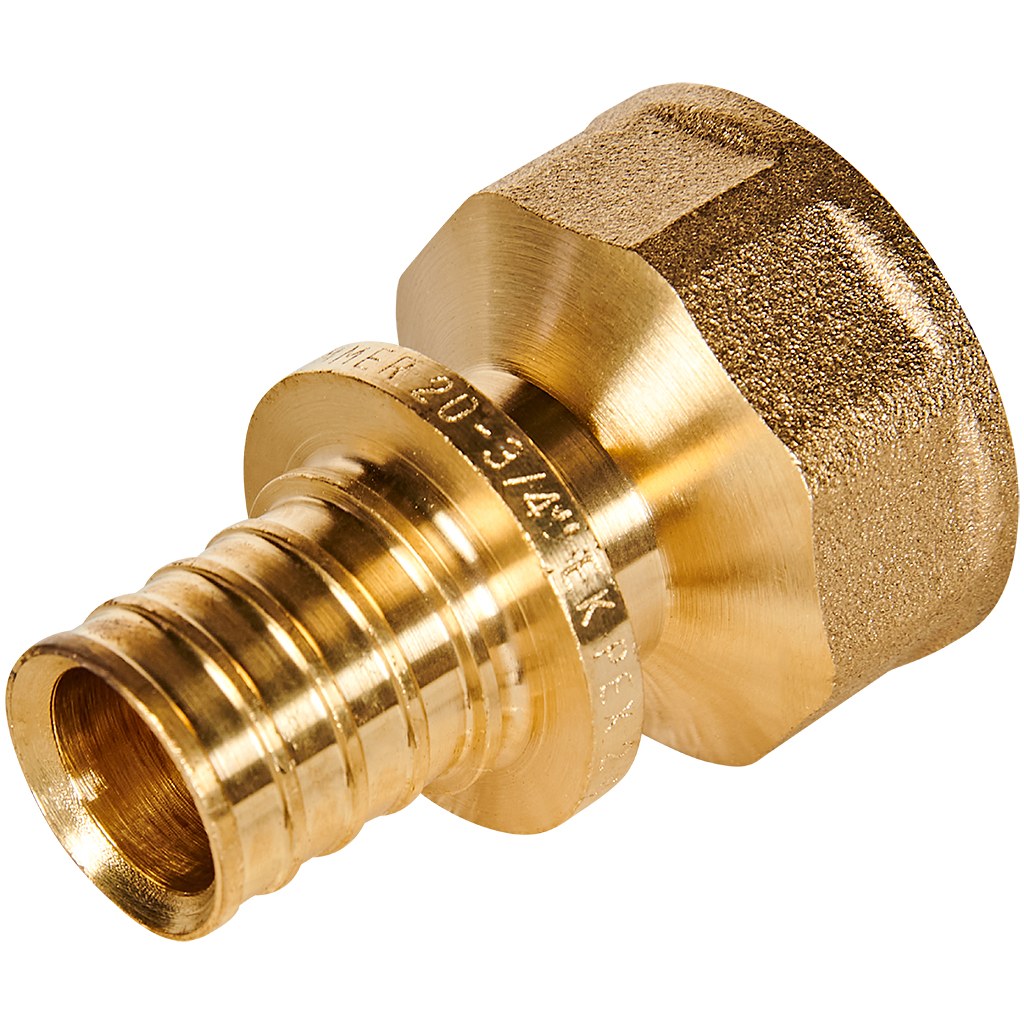 Переходник с внутренней резьбой ROMMER 20xG 3/4 для труб из сшитого полиэтилена аксиальный, RFA-0002-002034