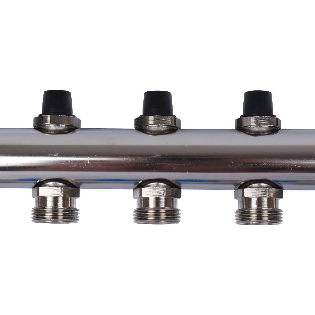 Распределительный коллектор РЕХАУ RAUTHERM S HKV на 10 контуров (нерж .сталь), 12181011001