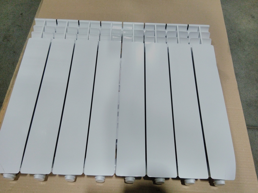 Уцененный товар (трещина на крайних ламелях, сколы краски    (БОЙ СКЛАДА) ): Радиатор алюминиевый ROMMER Profi 500 8 секции (AL500-80-80-100) (RAL9016), RAL-1210-050008