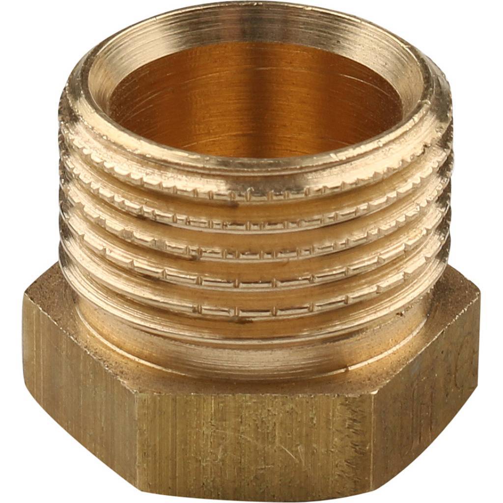 Заглушка TIEMME НР 3/8 латунная для стальных труб резьбовой, 1500273