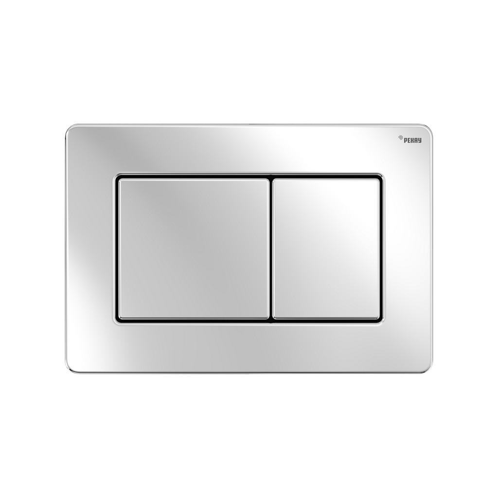 Панель смыва РЕХАУ NOVA PUBLIC антивандальная с прямоугольными клавишами, нержавеющая сталь, цвет нержавеющая сталь, глянцевый, 19102811001