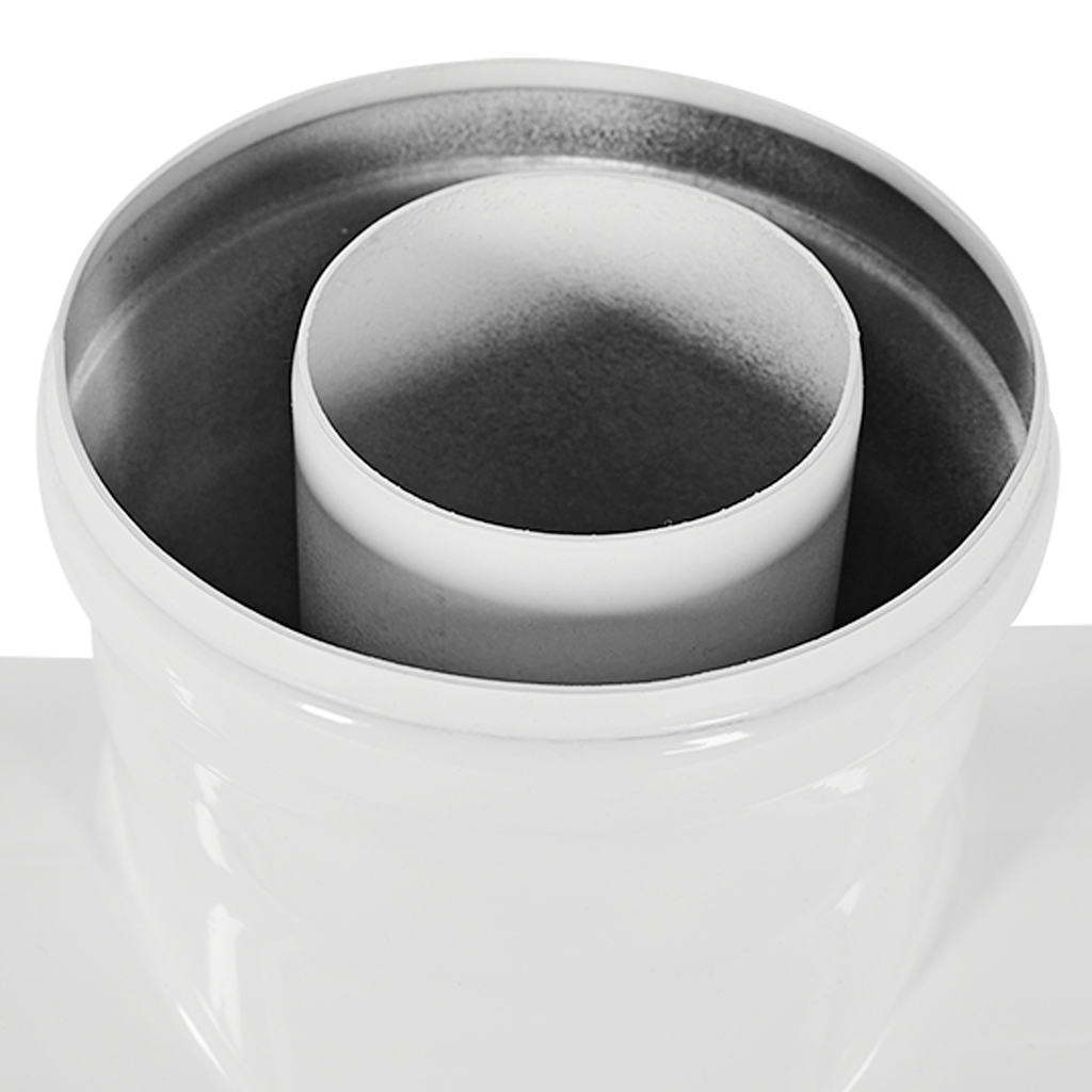 Конденсатоотводчик Т-образный традиционный коаксиальный ROMMER D60(п-м)/100(п-м) (штуцер 1/2)