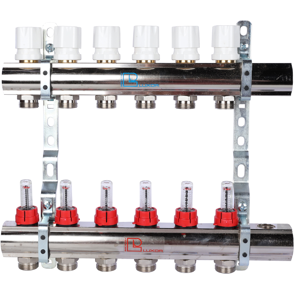 Коллектор в сборе с расходомерами LUXOR CD 477/6, 15662706N