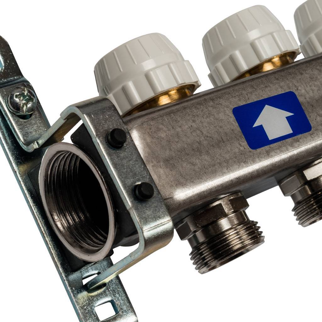 Коллектор из нержавеющей стали с расходомерами STOUT 11 выходов, SMS 0917 000011