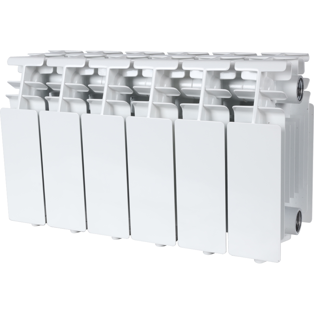 Радиатор алюминиевый Global GL-200/80/D 13 секций боковое подключение (белый RAL 9010), 23066