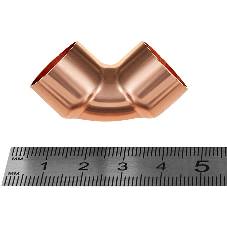 Угол JINTIAN 90° ВП-ВП 18 из меди под пайку, JT-1509018