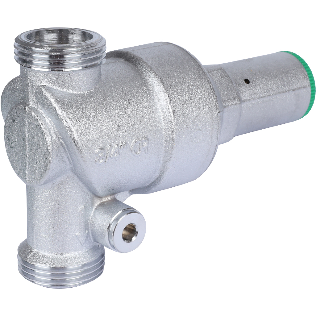 FAR  Редуктор хром. 3/4  (НР-НР), с манометром