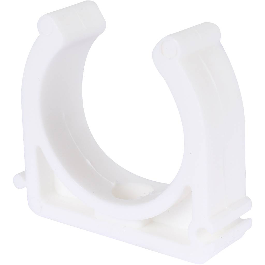Крепление Kalde d=40 для полипропиленовых труб под сварку (цвет белый)