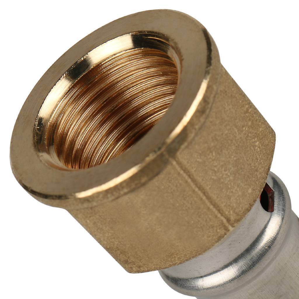 Переходник STOUT с внутренней резьбой 1/2 х16 для металлопластиковых труб прессовой, SFP-0002-001216