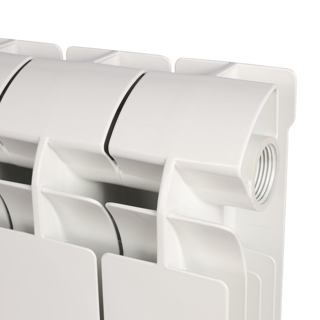 Радиатор алюминиевый Global VOX- R 200 8 секций боковое подключение (белый RAL 9010), VX02001008