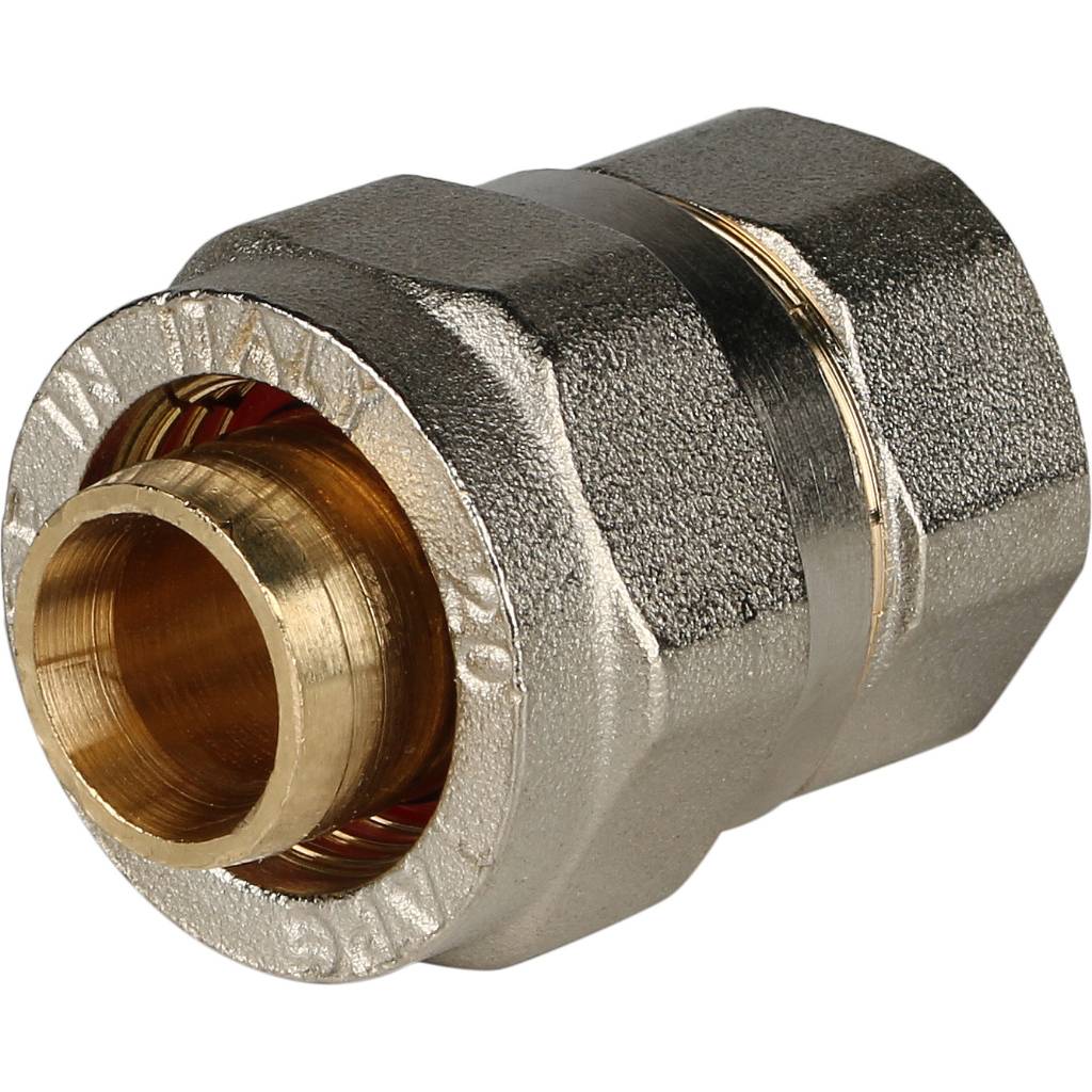 Переходник STOUT с внутренней резьбой 1/2 х20 для металлопластиковых труб винтовой, SFS-0002-001220