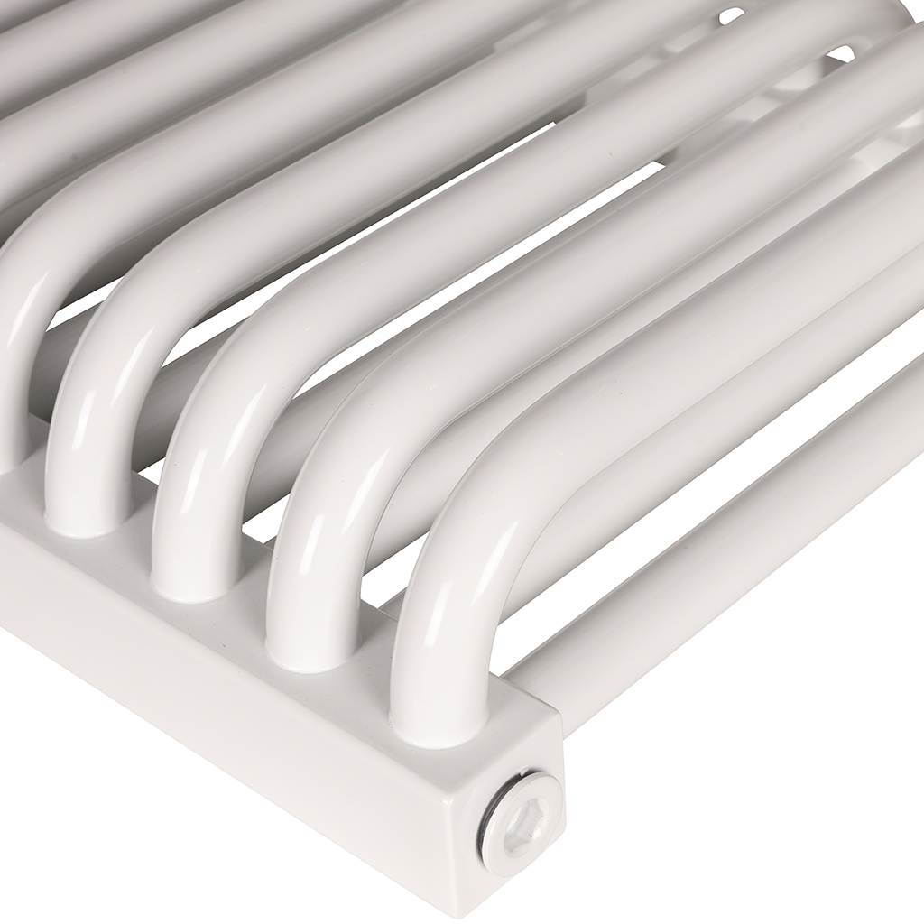 2-х трубчатый стальной радиатор ROMMER RST 2030/20 секций боковое подключение RAL9016, RST-203020-010