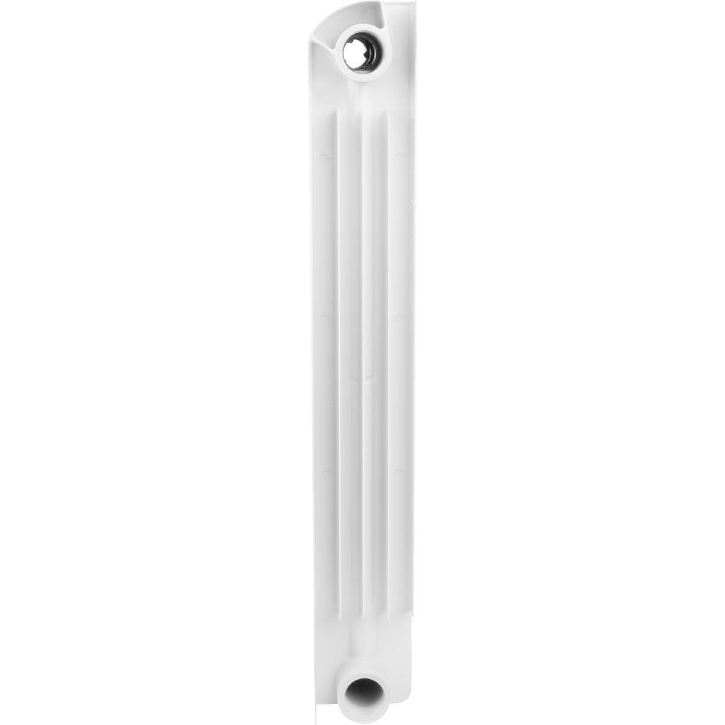 Радиатор биметаллический Global STYLE EXTRA 500 4 секции нижнее правое подключение (белый RAL 9010)