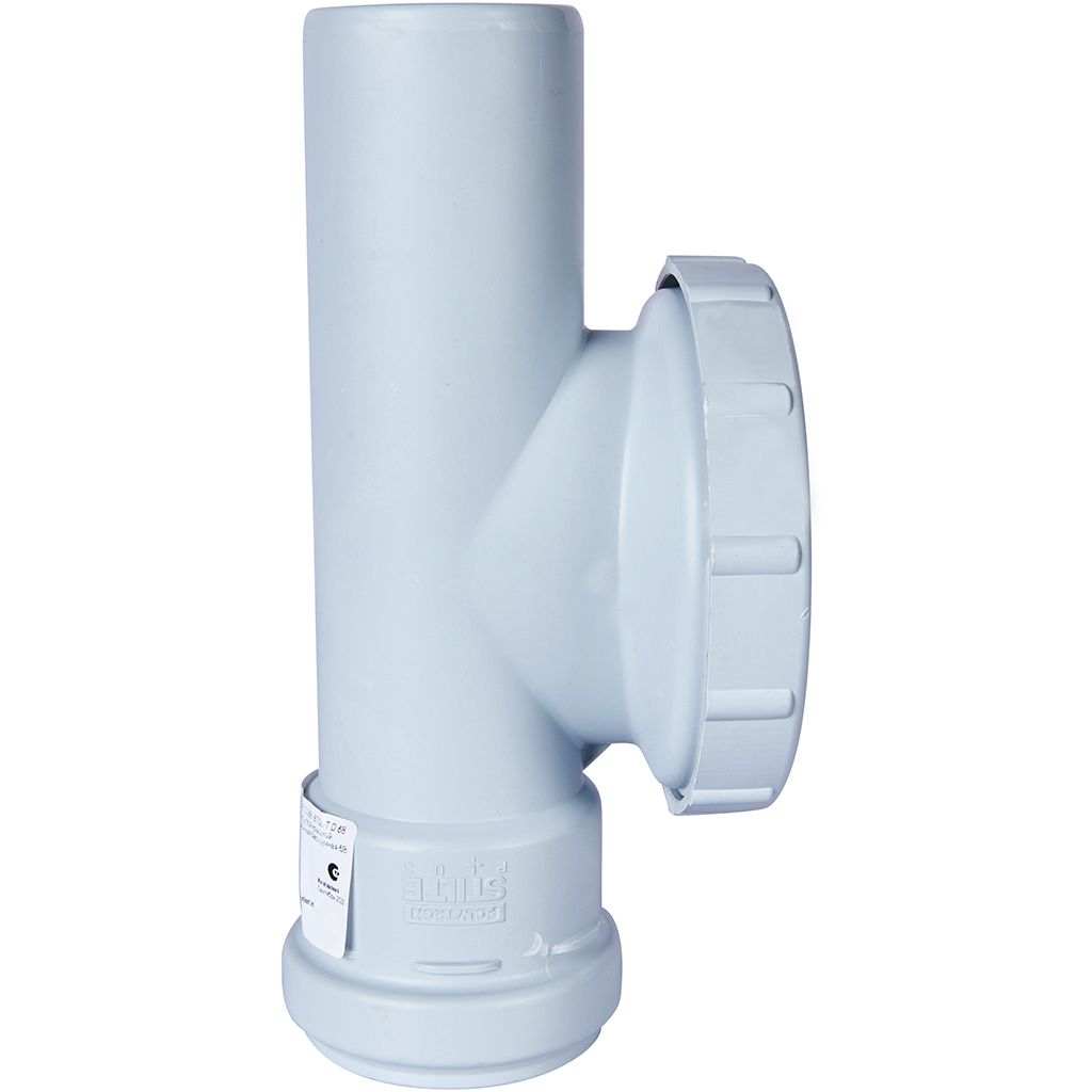 Ревизия с круглой крышкой канализационная бесшумная STOUT D58, SKB-0014-000058