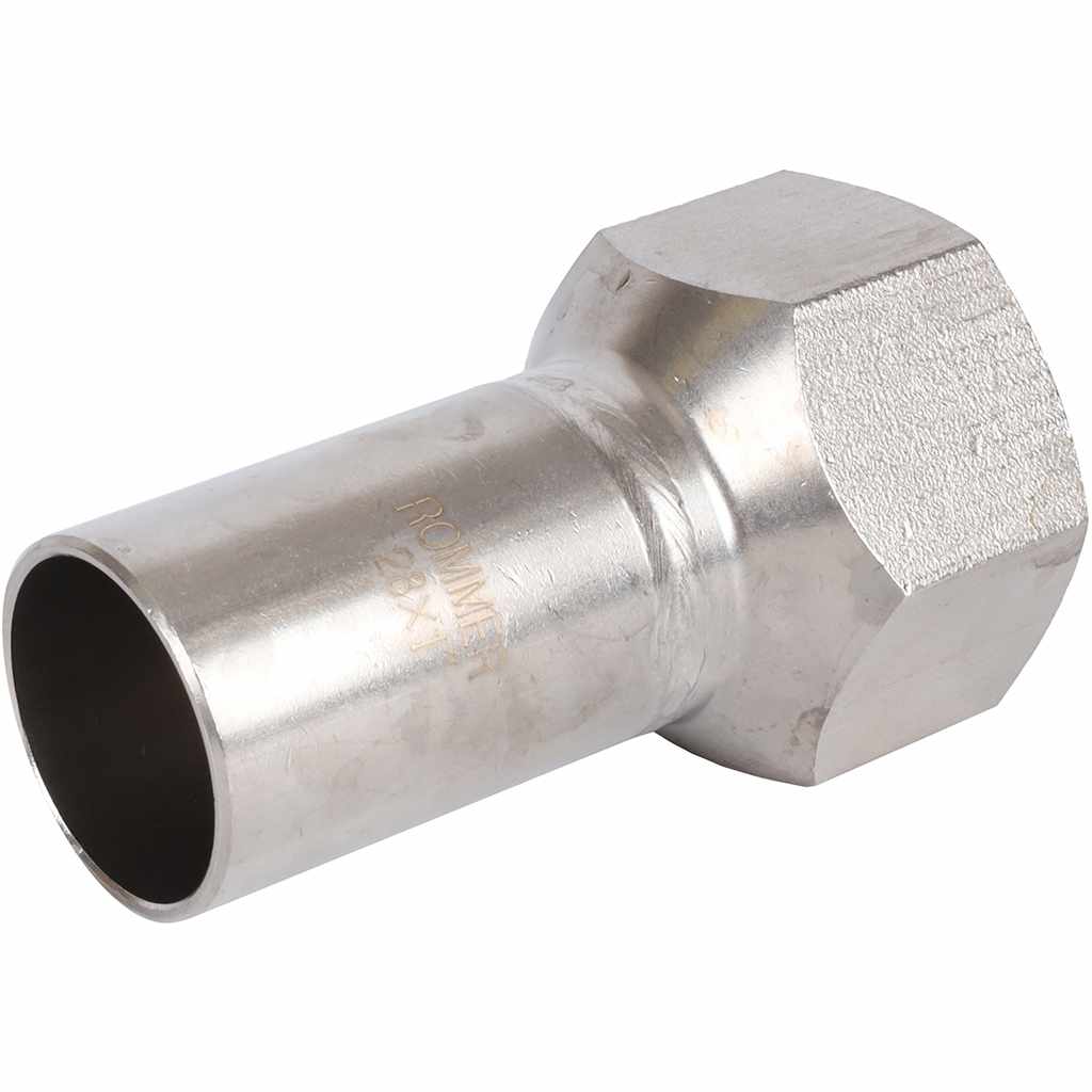 Вставка ROMMER переходная НПр-ВР, 28х1, из нержавеющей стали прессовой, RSS-1023-000281