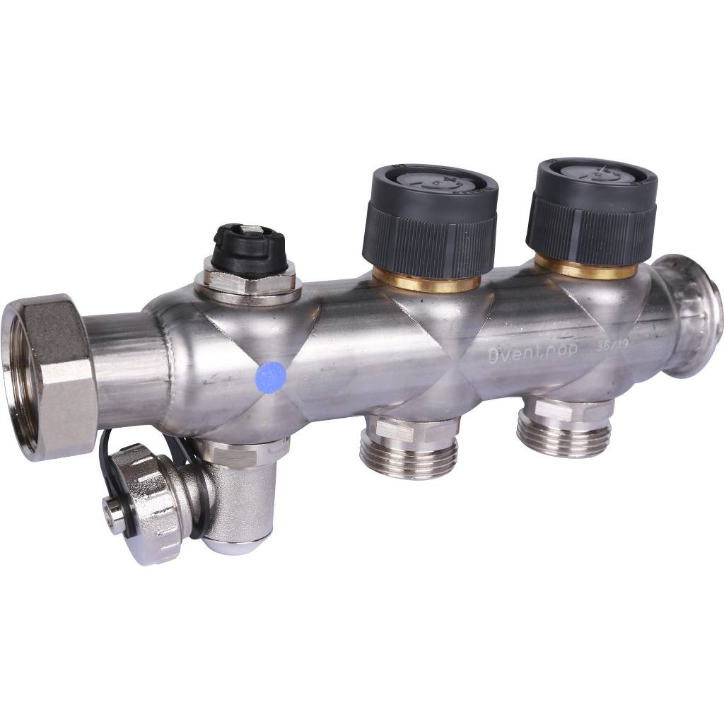 Группа коллекторная Oventrop Multidis SF 2 со встроенными ротаметрами на 2 контура