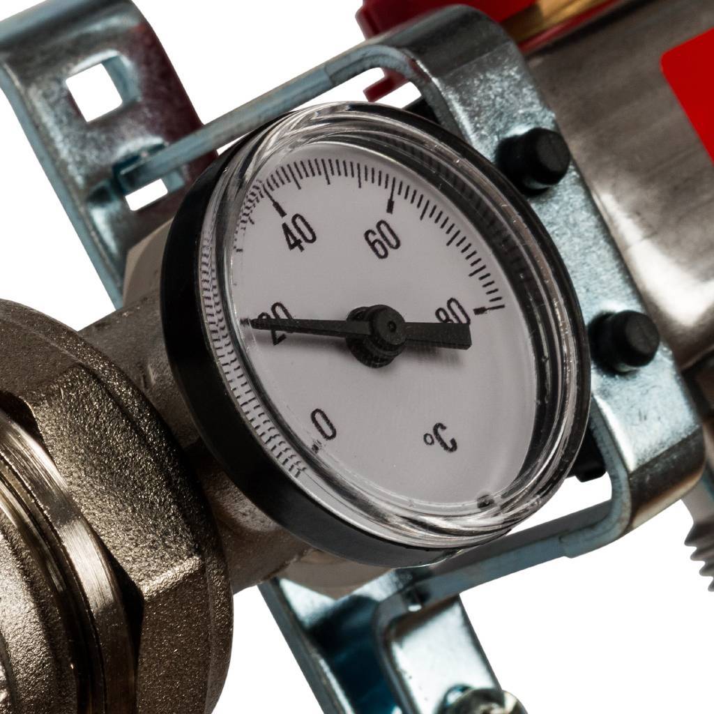 Коллектор из нержавеющей стали в сборе с расходомерами STOUT 12 выходов