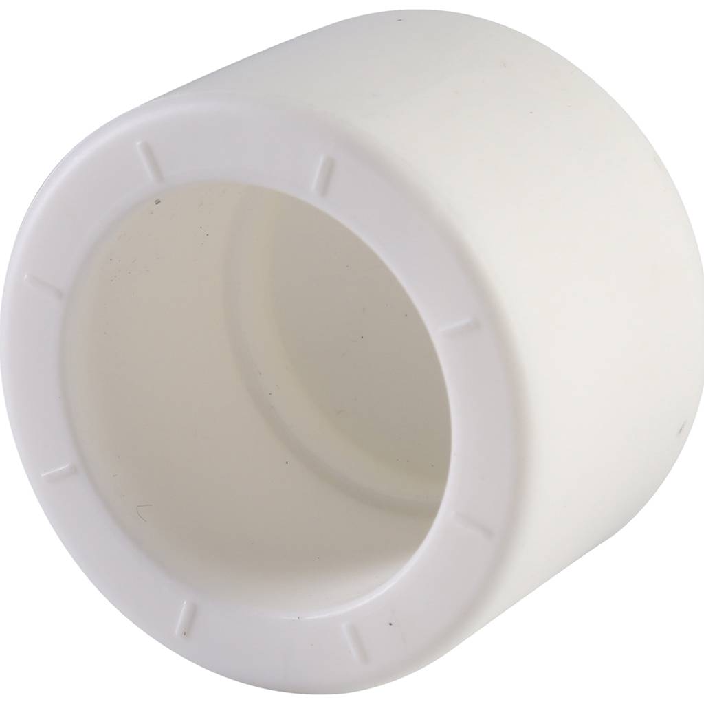 Заглушка Политэк d=25 для полипропиленовых труб под сварку (цвет белый), 9000001025