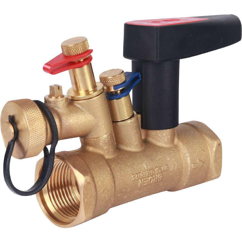 Клапан балансировочный БРОЕН Venturi FODRV DN 025 PN 25 ручной с дренажем, 588220