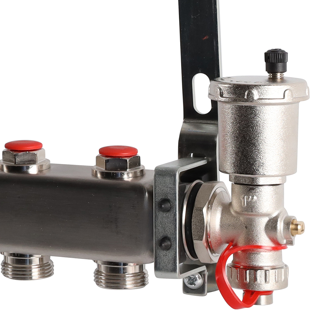 Коллектор из нержавеющей стали в сборе без расходомеров ROMMER 11 выходов, RMS-3210-000011