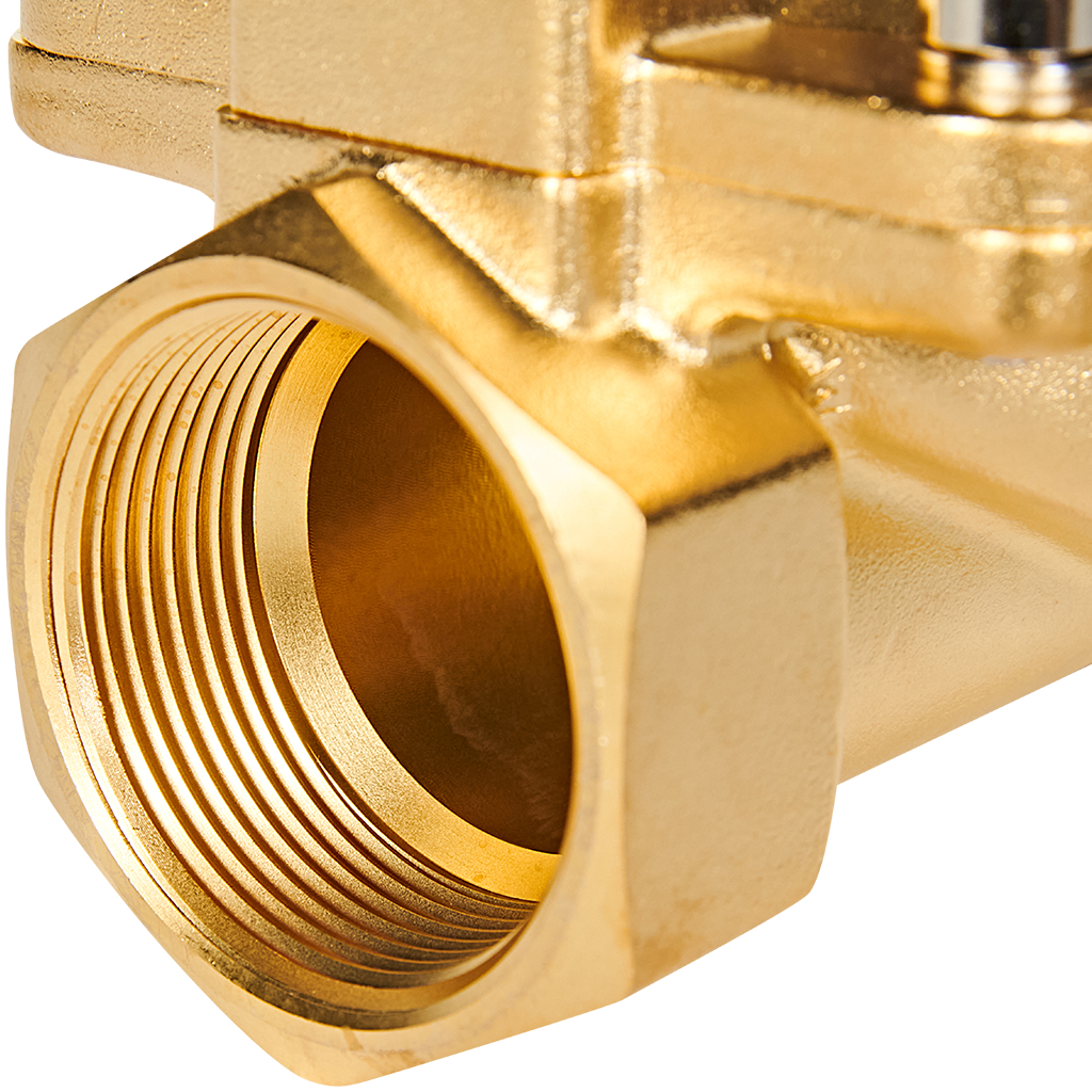 Клапан соленоидный (электромагнитный) STOUT непрямого (пилотного) действия НЗ 220В G1 1/2 SSV-0030-220040