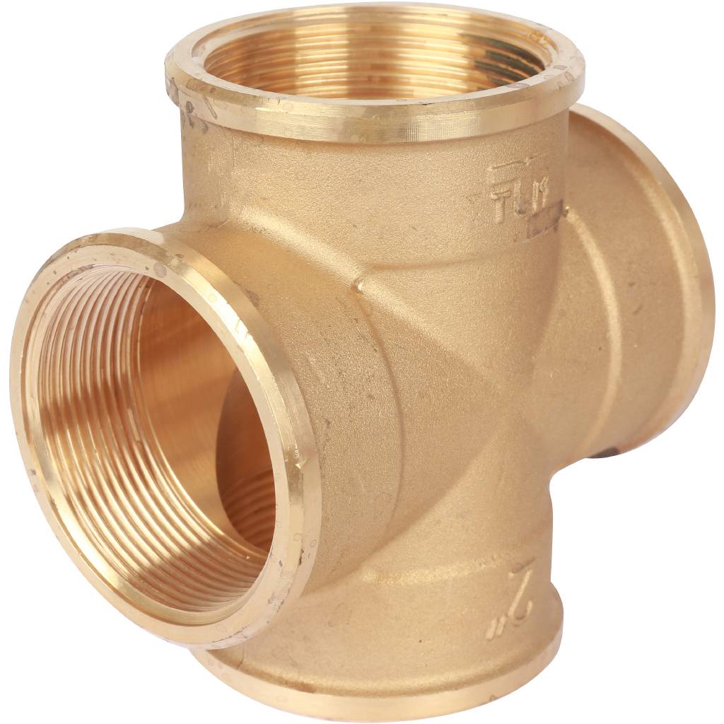 Крестовина TIEMME ВВ 2 для стальных труб резьбовой, 1500414