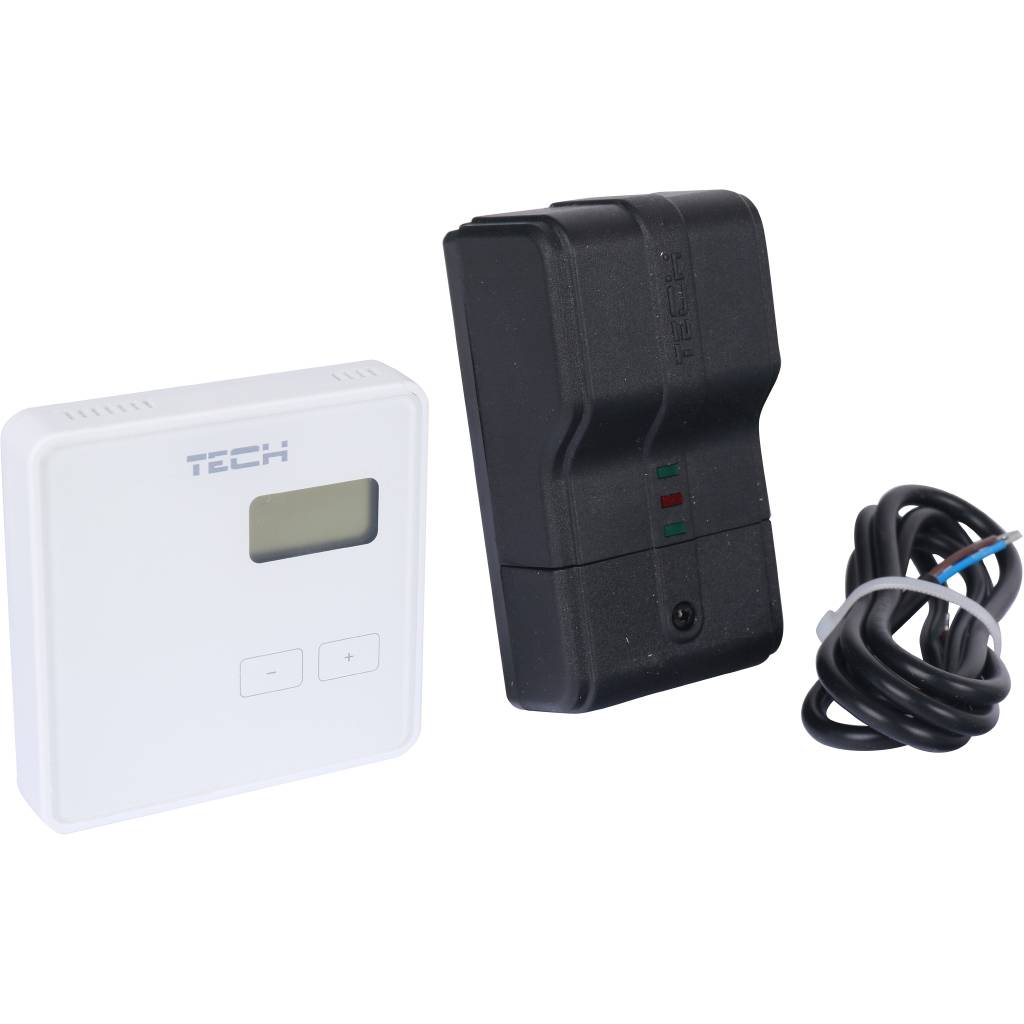 Беспроводной двухпозиционный комнатный терморегулятор, белый TECH ST-294 v 2