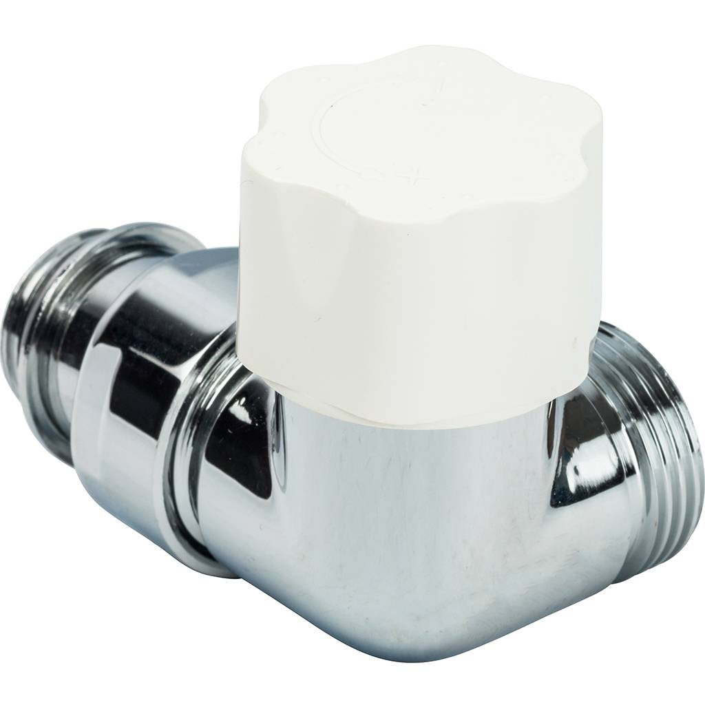 Термостатический комплект LUXOR 1/2 EK угловой левосторонний KT 273/A, 14792703LUX